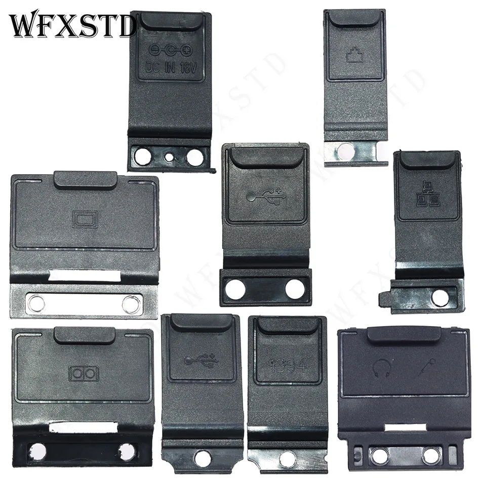 New 9Pcs Jack Cover For Panasonic Toughbook CF-19 CF19 CF 19 AC Audio DC-IN USB COM LAN Modem Mic VGA 1394 Port cover