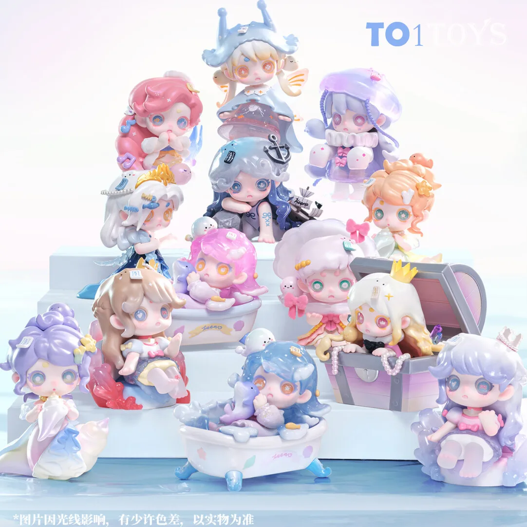 

Keeno WISH ON THE SEA BREEZE Series Blind Box Toys Mystery Box Toys Cute Action Anime Figure Kawaii Model Gift for Girls Toys