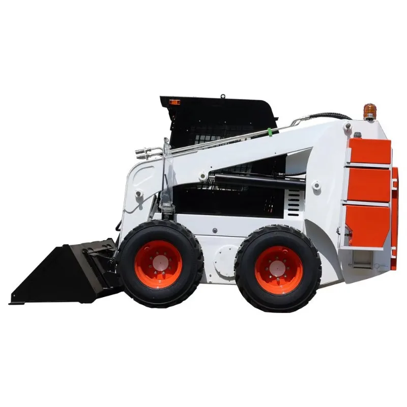 Earth-moving Machinery 1Ton Wheel Mini Skid Steer Loader Skid Loader With Multifunctional Attachment for Construction Work