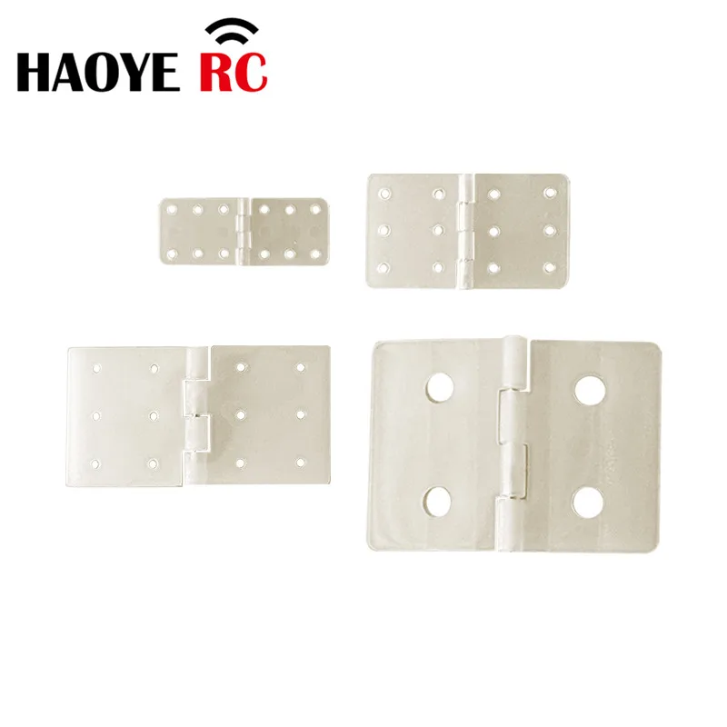 Haoye 20 Pcs Nylon Pinned Hinges Coloe White/Grey/Black For RC Electric Airplanes Parts Foam Model Replacement Accessories