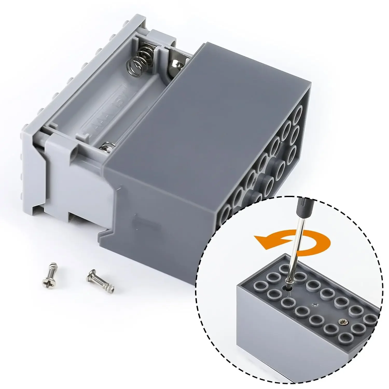 MOC AA/AAA Battery Box Building Blocks Power Parts DIY Toys Accessories For Bricks Robot/Car/Train/Motor Model Toy Power Up Tool