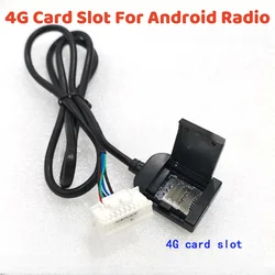 SIM Card Slot For Android 2 Din GPS Video Player Radio Car