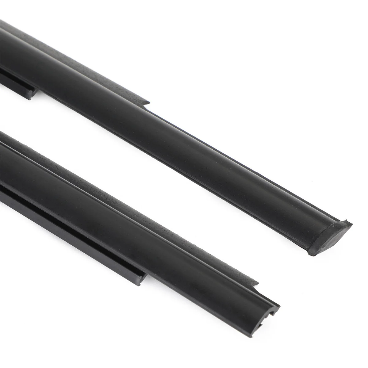 4PCS Car Outer Door Windows Rubber Weatherstrip For Mitsubishi Outlander 07-12 Waterproof Pressure Sealing Strip Car Accessories
