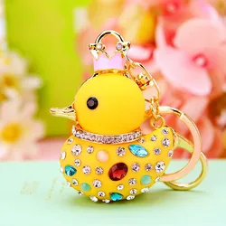 Fashionable and cute duck keychain