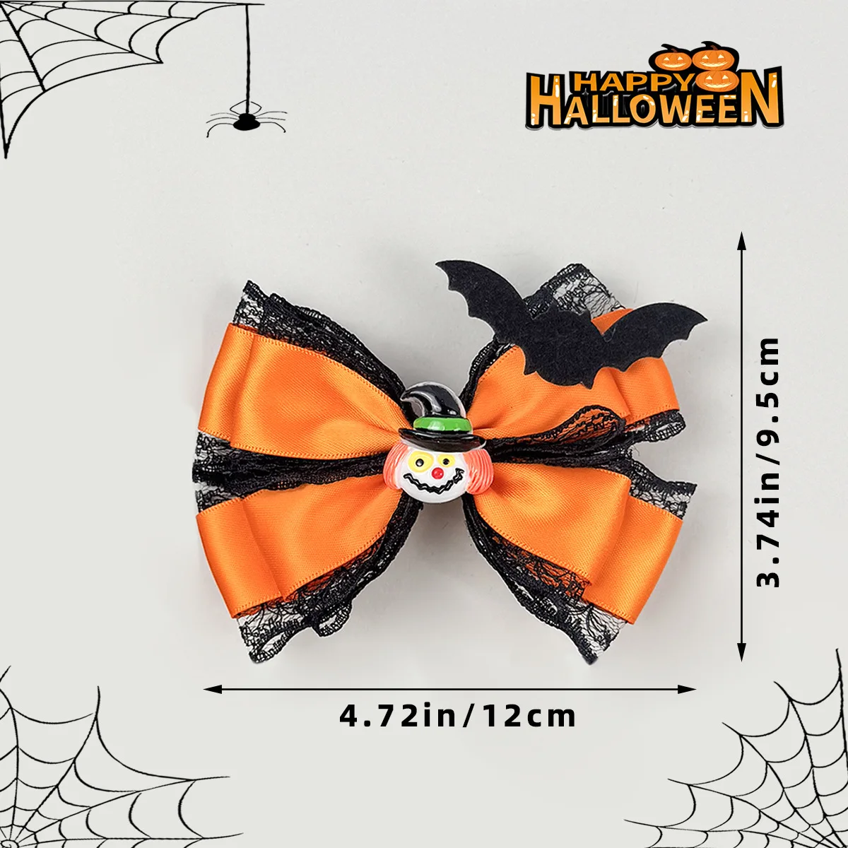 30 szt. Długie spinki do włosów z kokardkami i frędzlami, zestaw hurtowy, ozdoby na głowę na Halloween, wsuwki dla kobiet i dziewcząt, akcesoria do włosów w stylu Lolita