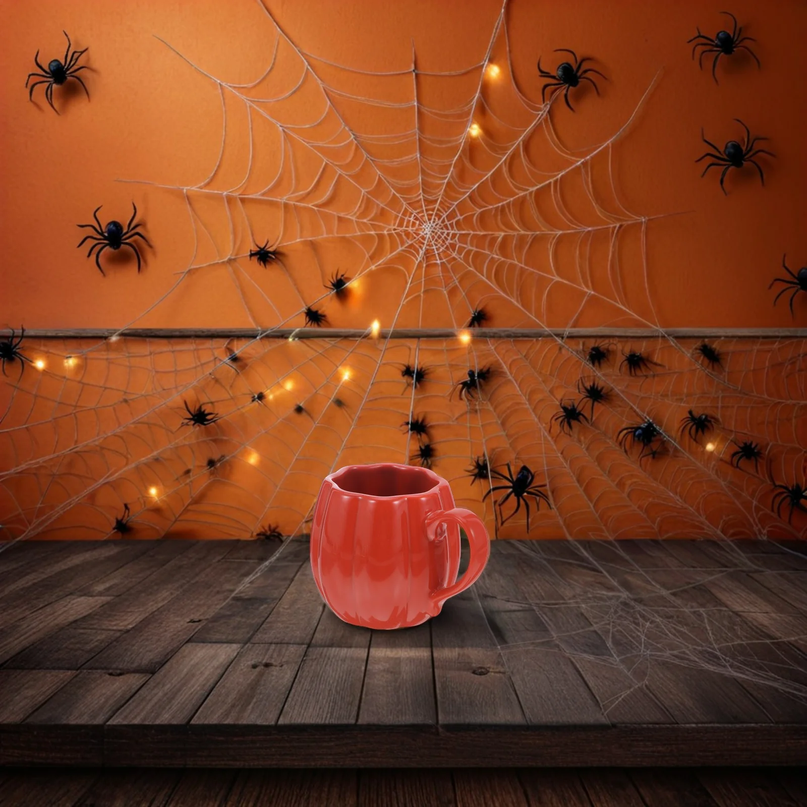 

350Ml Halloween Pumpkin Mug Ceramic Cute Design Coffee Cup for Breakfast Milk Oatmeal Harvest Festival Pumpkin Cup