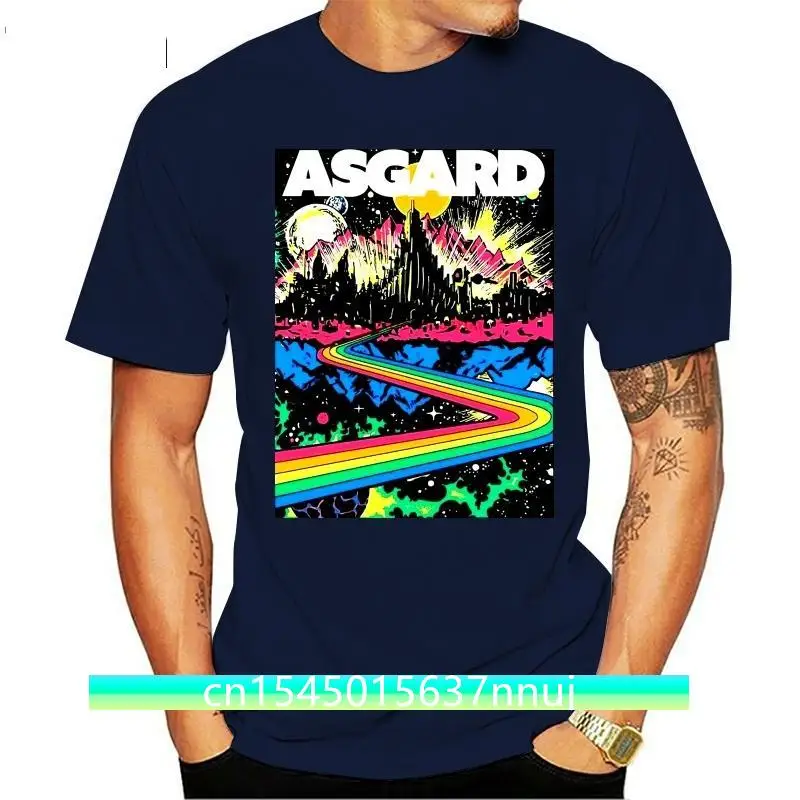 2019 Summer Welcome To Asgard Home Of The Gods Odin Thor Loki Mens Black T-Shirt Xxxtentacion Michael Jackson