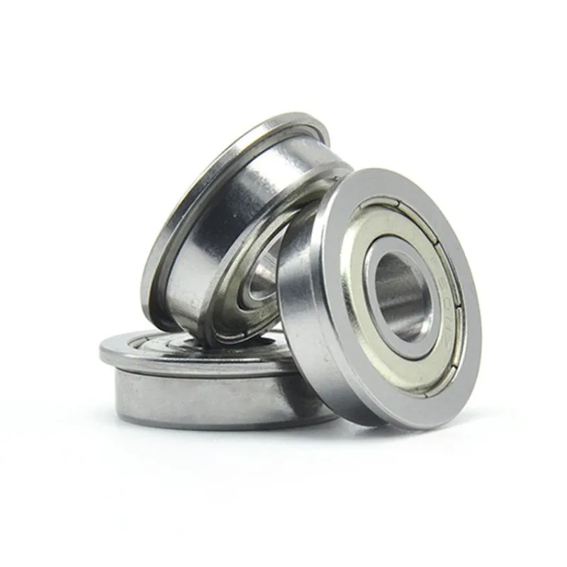 

50pcs or 100pcs F687ZZ miniature Flanged bearing F687 F687-2Z 7*14*5 flange deep groove ball bearings 7x14x5 mm