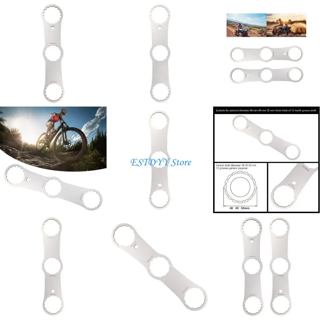 

G6DE Universals Bicycles Bottom Bracket Wrench Bike Repair Tool for Most Bikes