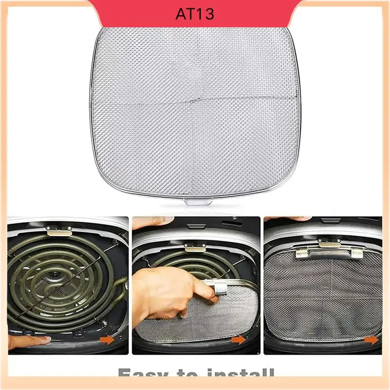 

AT13 3X Replacement Splatter Shield For Ninja Foodi AG301 5-In-1 Indoor Grill, Stainless Steel AG300 AG300C AG301C AG302