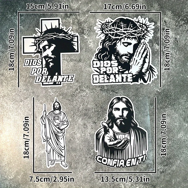 „Jesus Laser Effekt Gebet Hände Auto Aufkleber Wasserdicht Sunproof Vinyl Aufkleber für LKW Fenster Kofferraum Kratzer Abdeckung DIY“