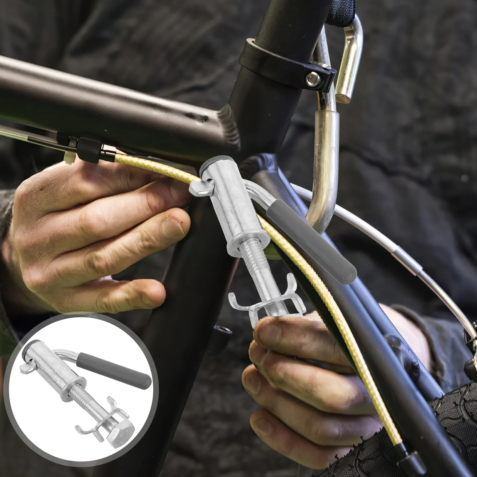 

Bike Seatpost Clamp Quick Release Bolt Sturdy Alloy Material Secure Fastening Wide Compatibility Easy Installation Bicycle