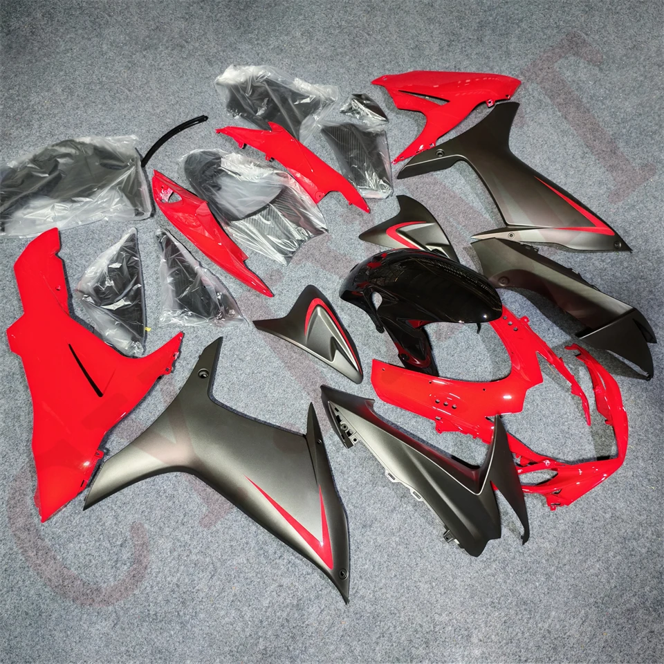 Motorcycle Fairing Kit for GSXR 600 750 K11 2011-2024 2025 Spoiler Panel Fairings Gsx 600R 750R 11-25 Glossy Red Bodywork Cover