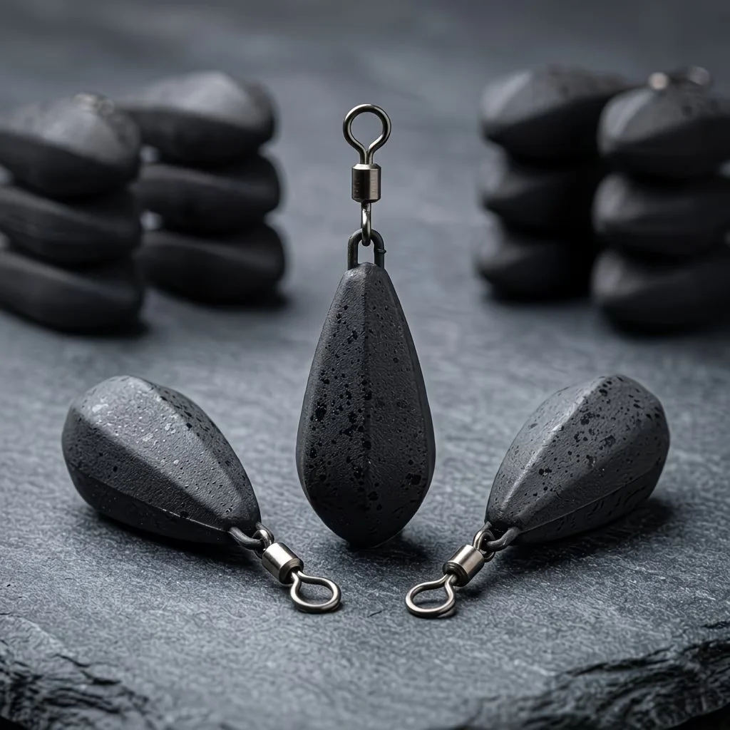 Karpfenangeln Inline-Sinker-Set 5 Stück 42G-128G Bleigewichte für Vielseitige Karpfen-Rig-Aufbauten Stabile Wurfleistung Angelzubehör – Detail 4