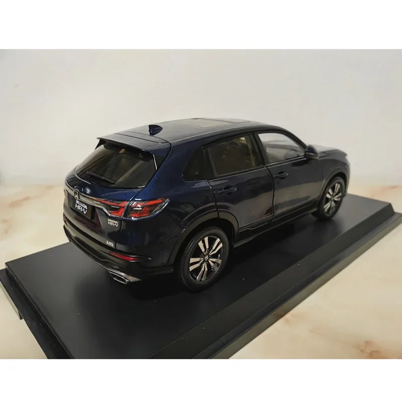 Diecast 1:18 Scale Dongfeng Honda HR-V 2023 Alloy Car Model Collection Souvenir Display Ornaments Vehicle Toy