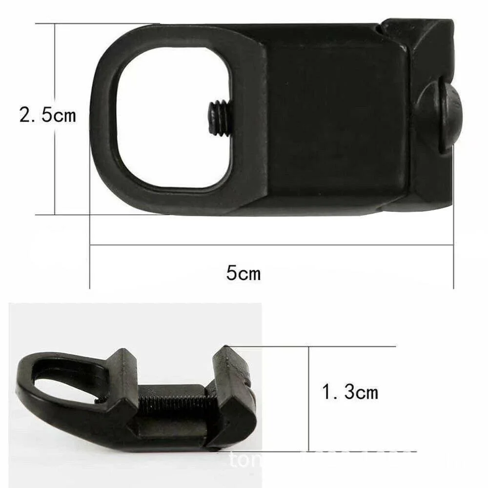 Tactical Quick Detach RSA GBB Buckle Sling Swivel Mount Attachment Adapter Fit 20mm Picatinny Rail Hunting Airsoft Accessories