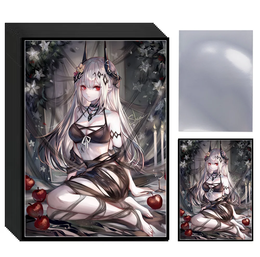 

60pcs 67x92mm Anime Girl Card Sleeves, Perfect for PTCG/ Trading Cards, Board Game /Collection Cards Protector