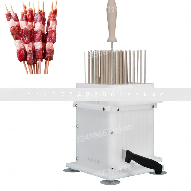 

Household Meat Skewer Kebab Maker Kitchen Tools Manual Mutton Beef Meat Skewers Machine Lamb Skewer String Device