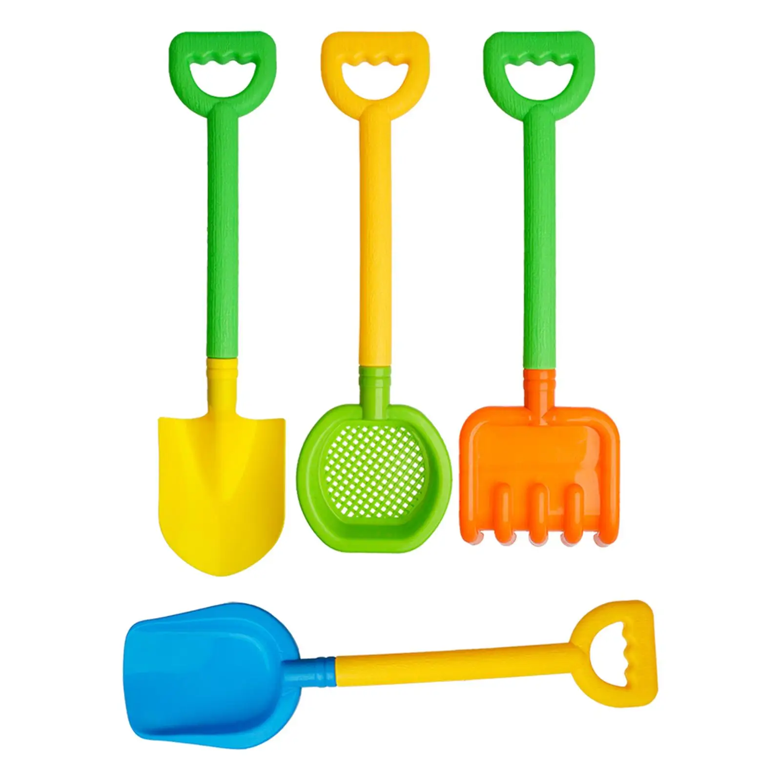 4Pcs Sand Spade Toys,Children Beach Sand Toys for Kids, Shoveling Digging Snowing Kids Beach Tools, Beach Spades for Beach