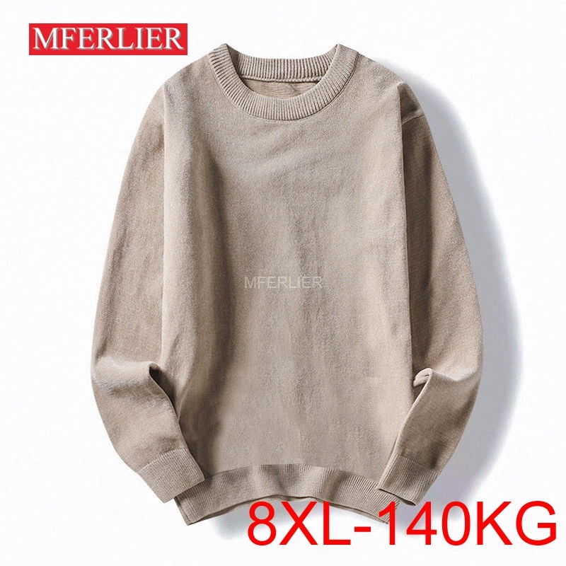 

Autumn Winter Large Size Sweater 8XL Bust 140cm 6XL 7XL Plus Size Men Sweaters