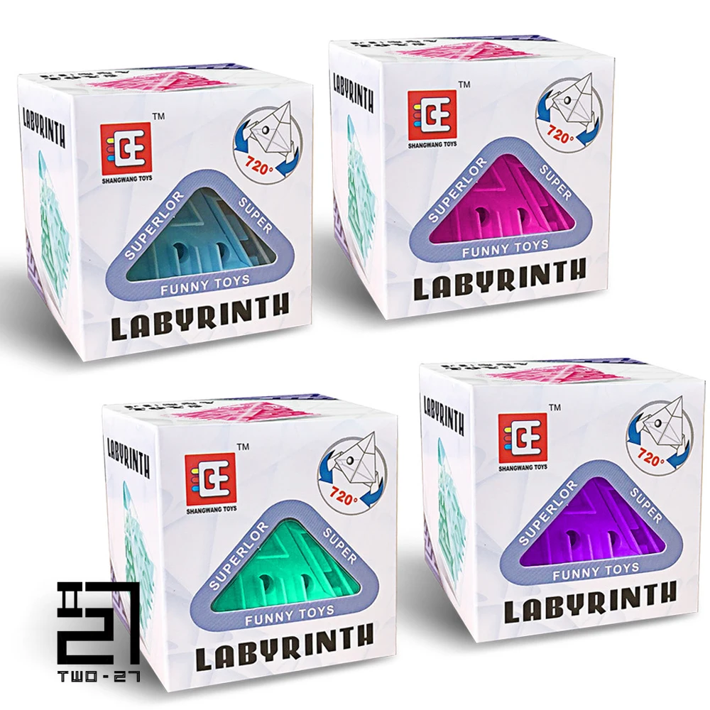 Puzzle Transparent en forme de Pyramide pour petits garçons, 3D, triangle, Cube, vente en gros