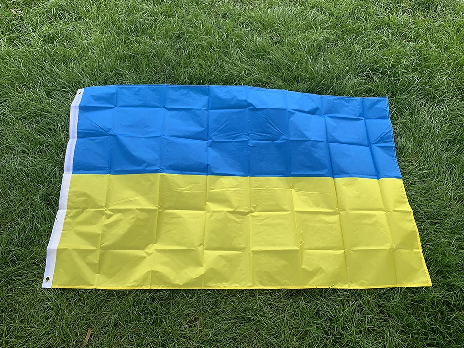 SKY FLAG Ukraine National flag 90X150cm Hanging Polyester Blue Yellow UA UKR Ukrainian National Flags For Decoration