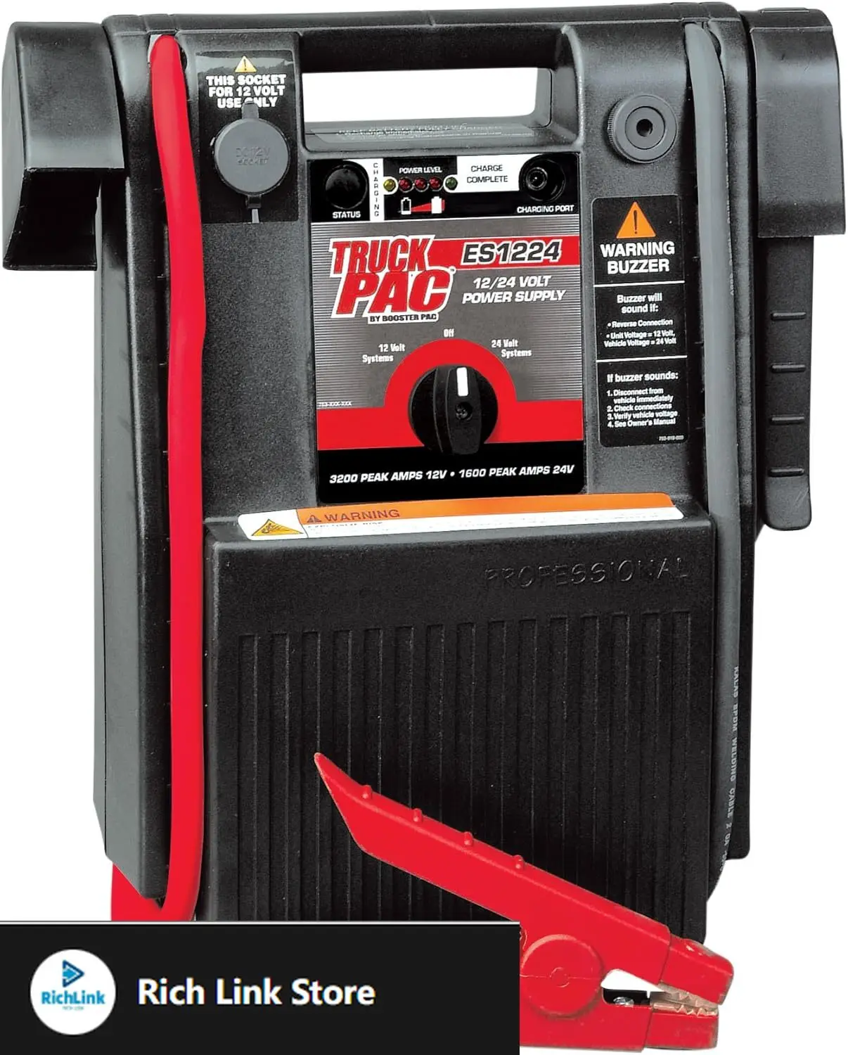 

Truck PAC ES1224 3000/1500 Peak Amp 12/24V Jump Starter