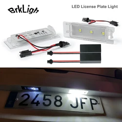 2Pcs Canbus License Plate Lights Number Lamps For Fiat Punto Tipo Doblo Egea 500X 500L Bravo Linea Grande Punto 600 Car-Styling