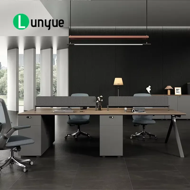 Modern Office Workstation Desk Custom Size Color Logo ODM Furniture for Home Business Computer Table