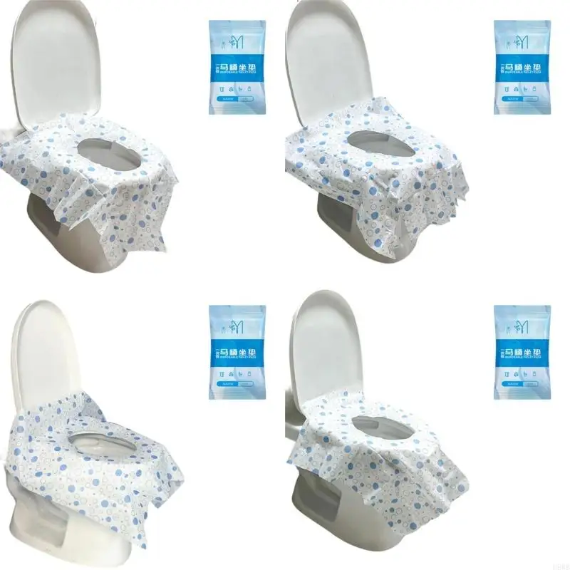 

H8WB 20Pcs Large Disposable Toilet Covers for Hygiene In Public Space