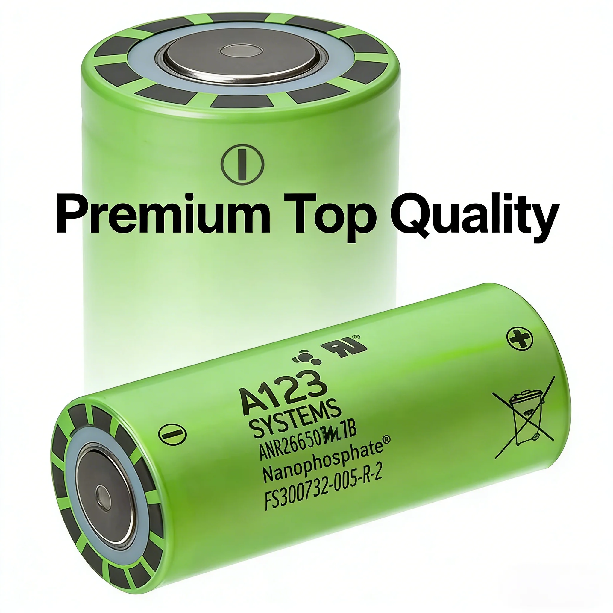 ANR26650 M1B 26650 LiFePO4 Battery Cell 3.2V 2500mAh 30C High Rate Discharge Lithium Iron Phosphate for Power Projects