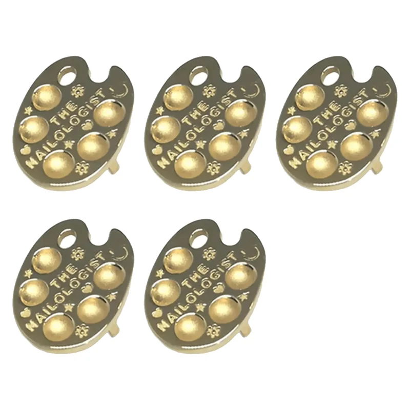 

SOFT-Mini Nail Art маникюрная палитра кольцо 5 шт. УФ-гель-лак для рисования пластина кольцо на палец цветной миксер