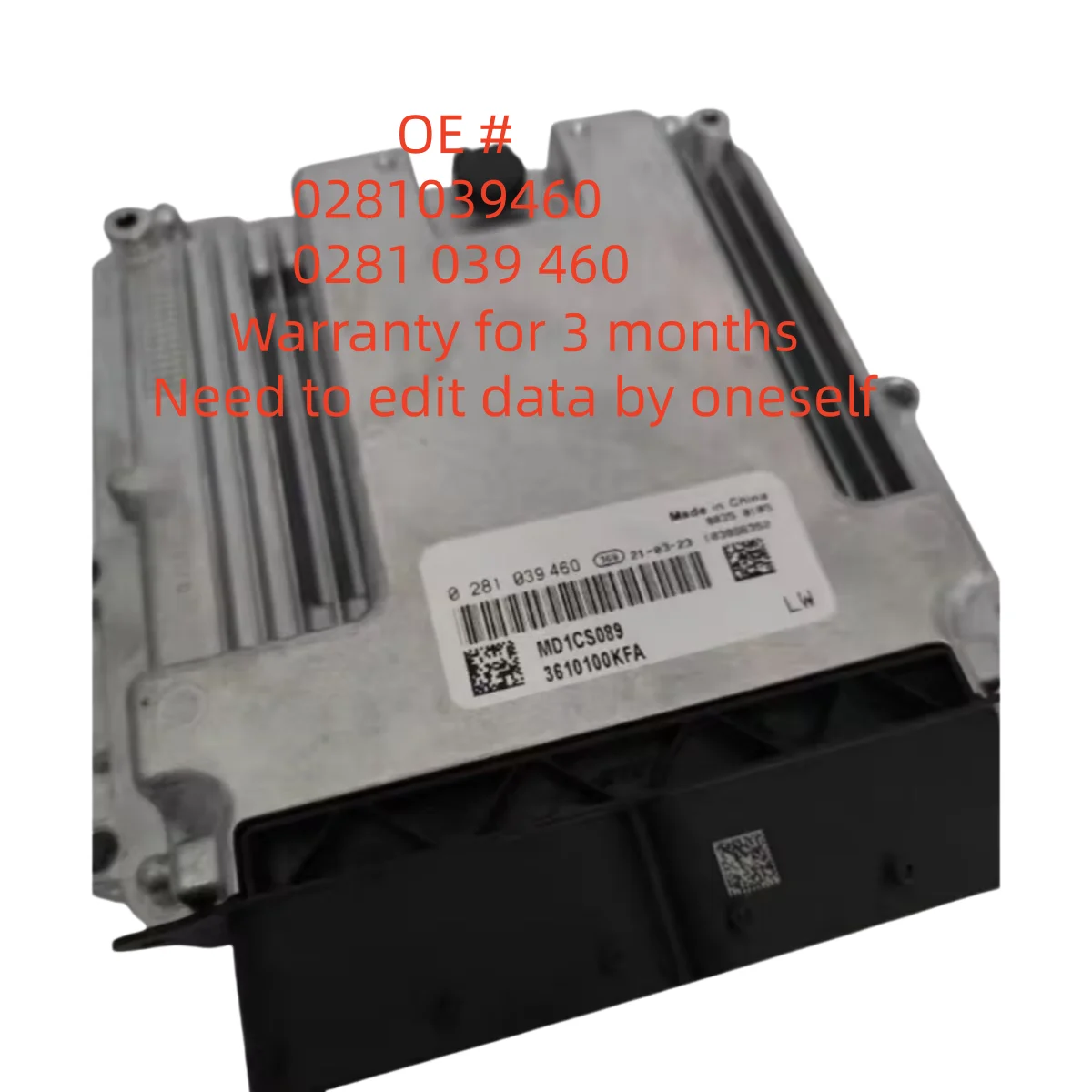 

high quality 0281039460 0281 039 460 Engine Control Unit ECU ECM For Isuzu
