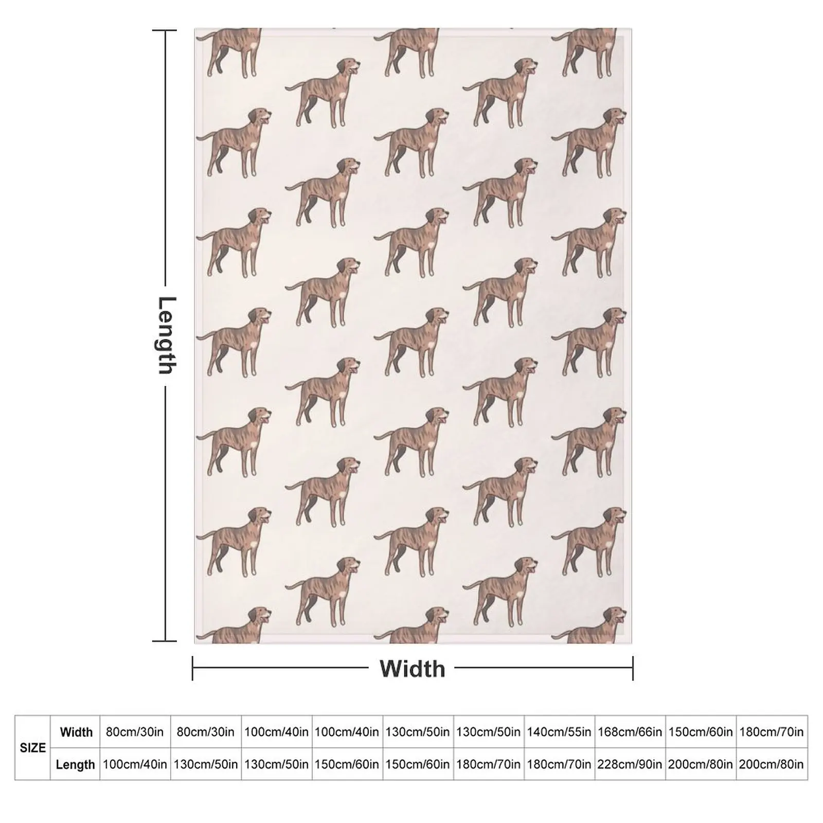 brindle plott hound dog Throw Blanket couch cozy soft plush fuzzy picnic outdoor blanket