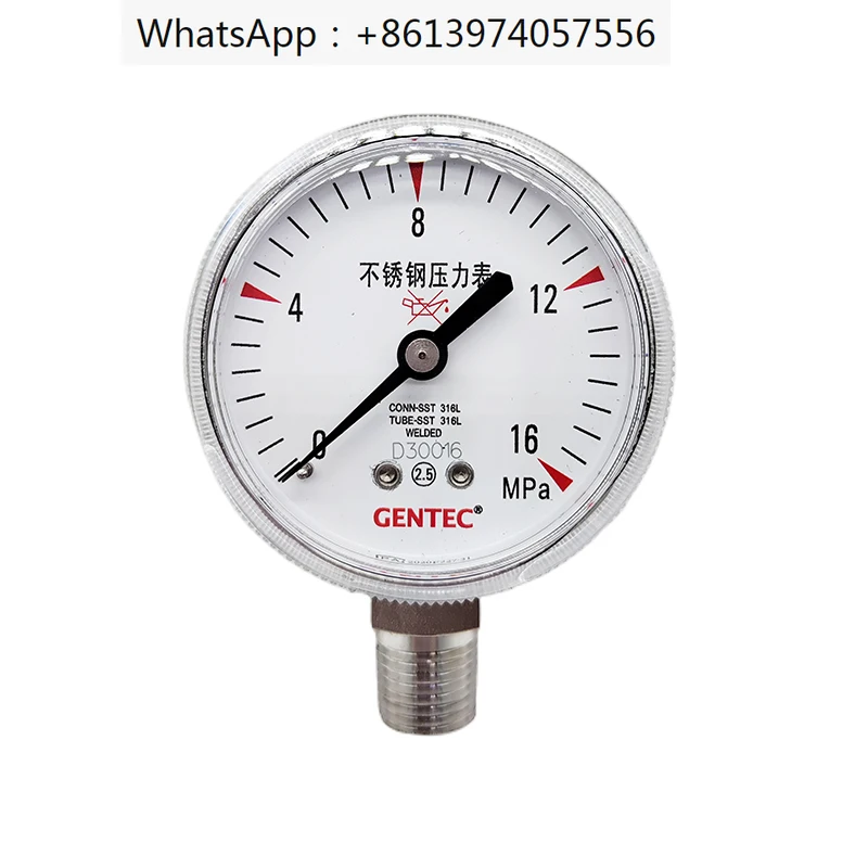 Stainless Steel Pressure Gauge G20SL Series Stainless Steel Pressure Gauges