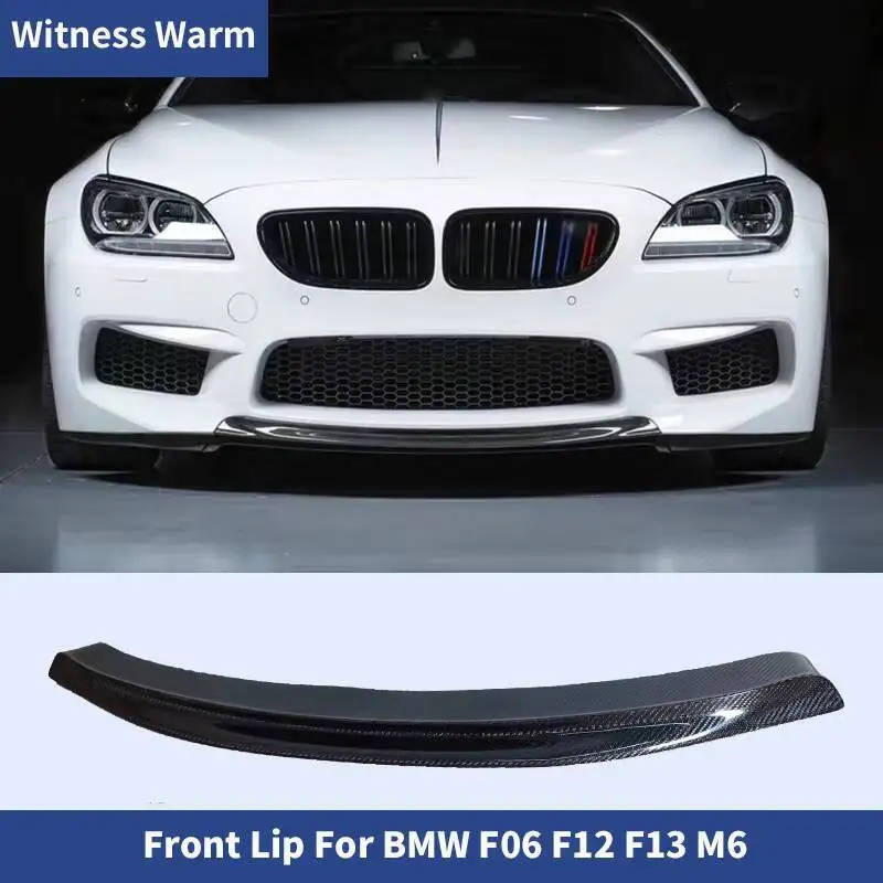 Mathiateurs de pare-chocs en fibre de carbone pour BMW, ruisseau de pare-chocs avant Jules, Spomicrophone, BMW Série 6, F06, F12, F13, M6, 2012 - 2017