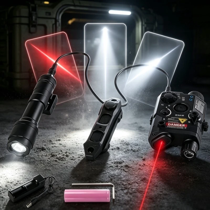 Stout‑Body Anti‑Impact Solid Smooth‑Handfeel Alloy Accessories with Lamp and Control Wire