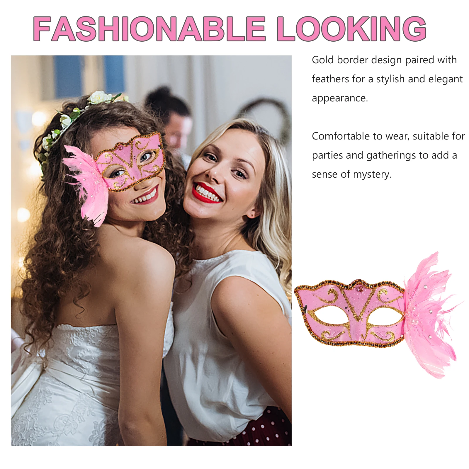 マスクパーティー女性仮面舞踏会マスク装飾プリンセスコスチュームフェイスハロウィン