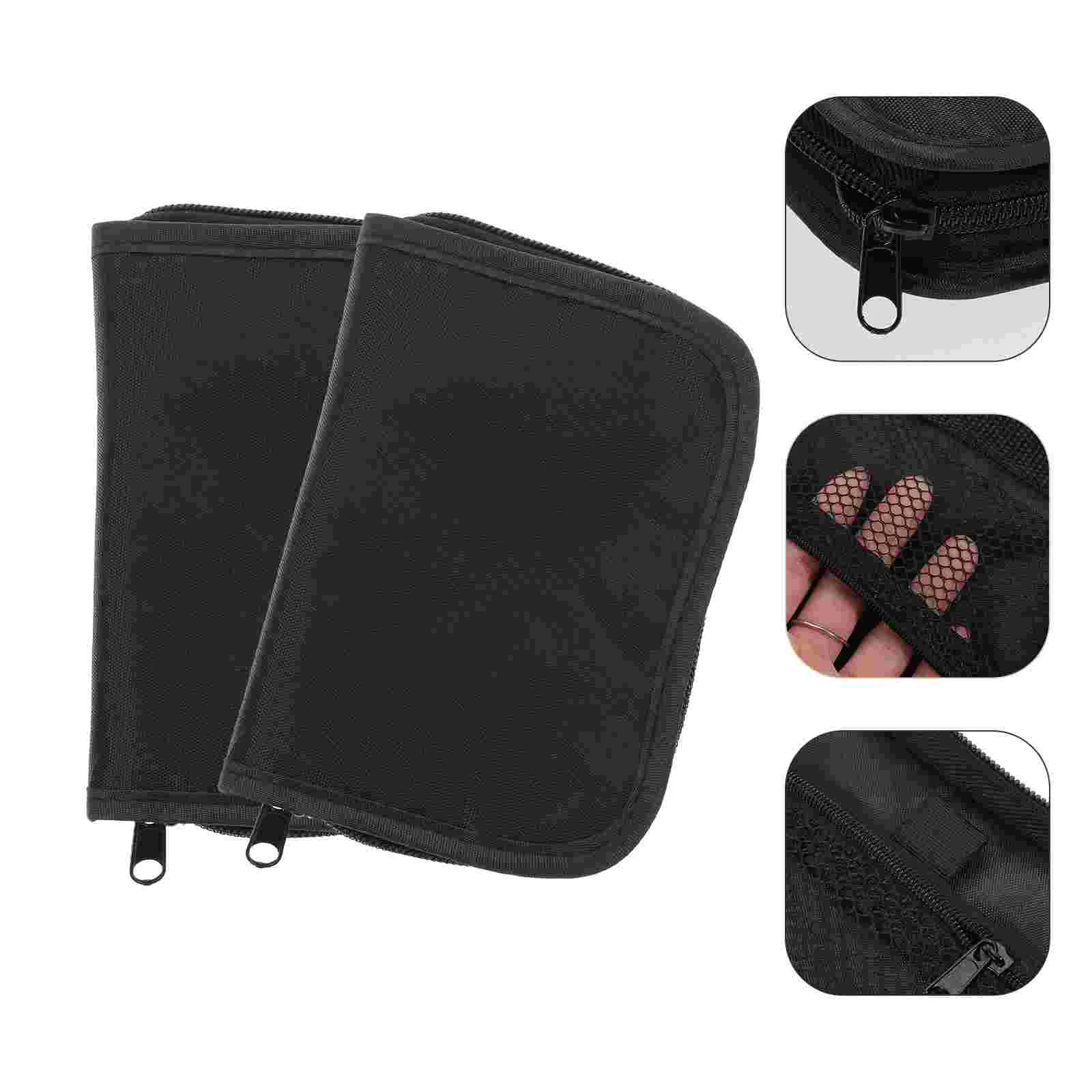 2 PCS Storage Bag Fingertip Pulse Case Household Portable Carry Travel