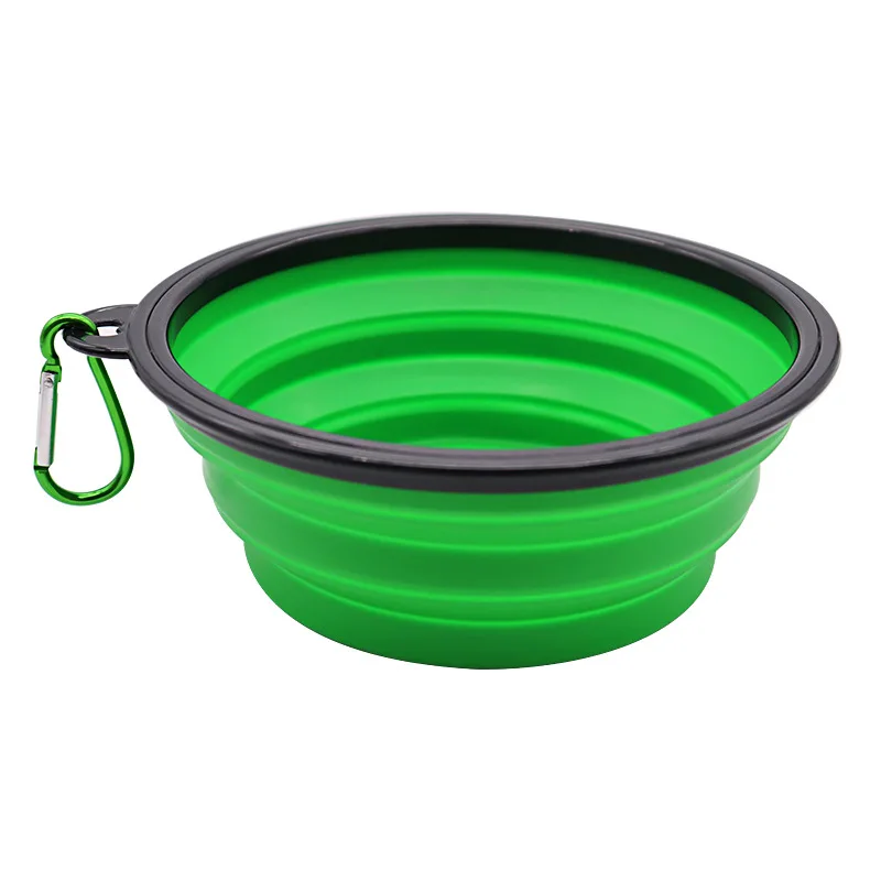 

Collapsible Silicone Bowl for Pet, Outdoor Travel, Portable Puppy Food Container, Dog Feeder, Dish Bowl, 350ml