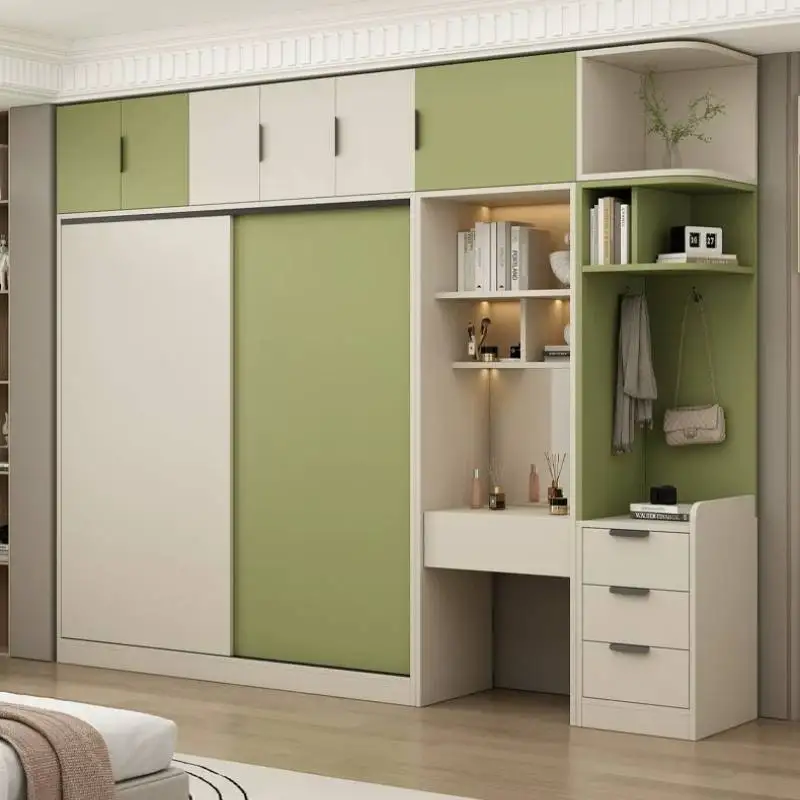 Locker Luxury Wardrobe Closet Wooden Space Saving Sliding Display Wardrobes Storage Dresser Mueble Organizador Furniture Home
