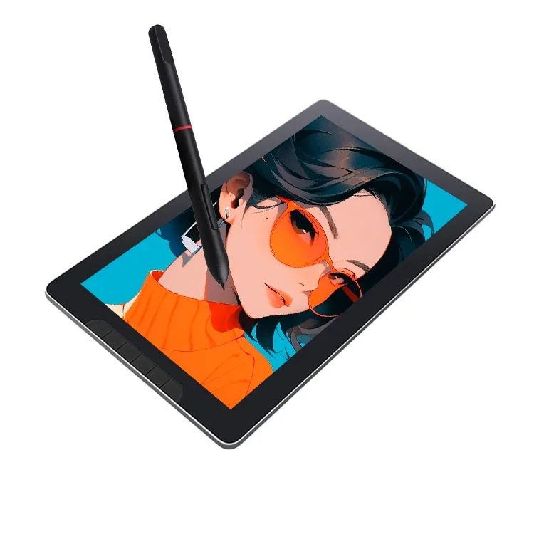 China Good Quality 13.3 Inch 4k HD True Color Drawing Tablet Graphic M Onitor Digital Stylus Pen Interactive Displays Tablets