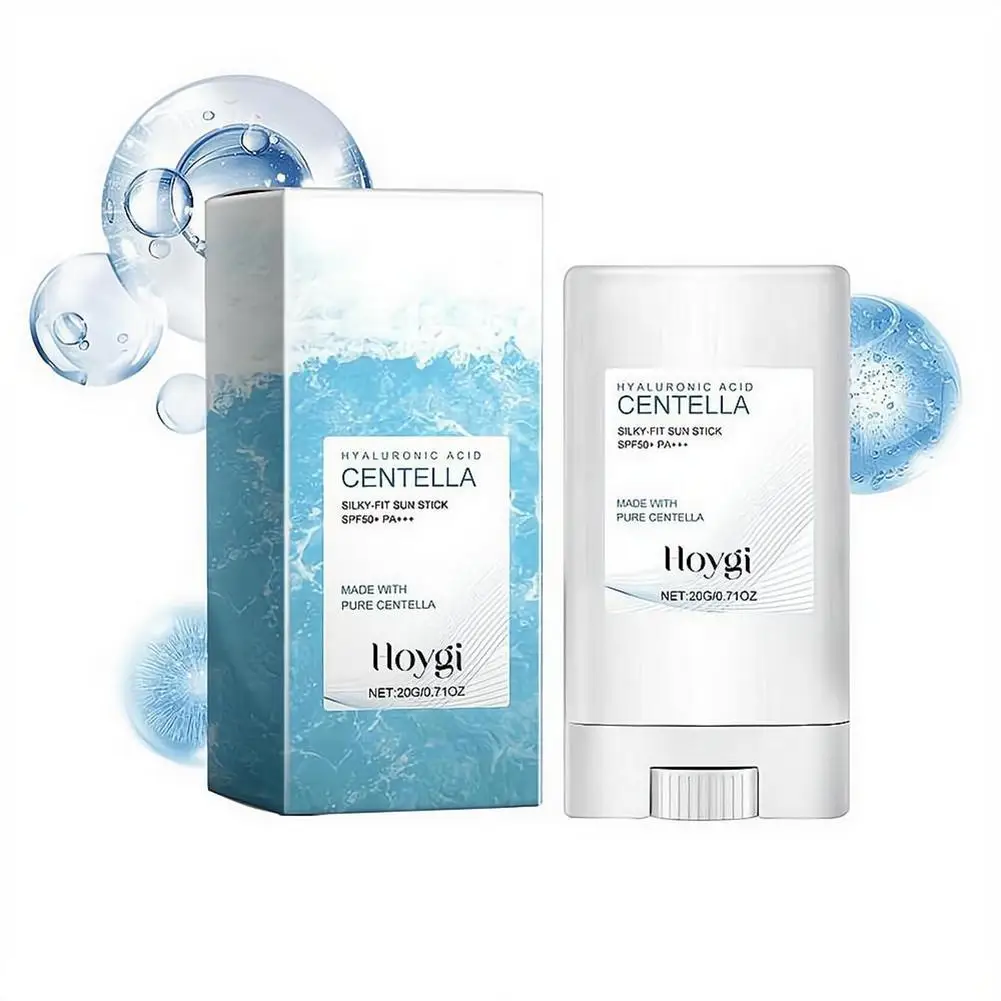 20g Hyaluronic Acid Centella Cream Sunscreen Silky-Fit Sun Stick SPF50+ UV Protection Moisturizer Sunblock Hydrating Skin Care