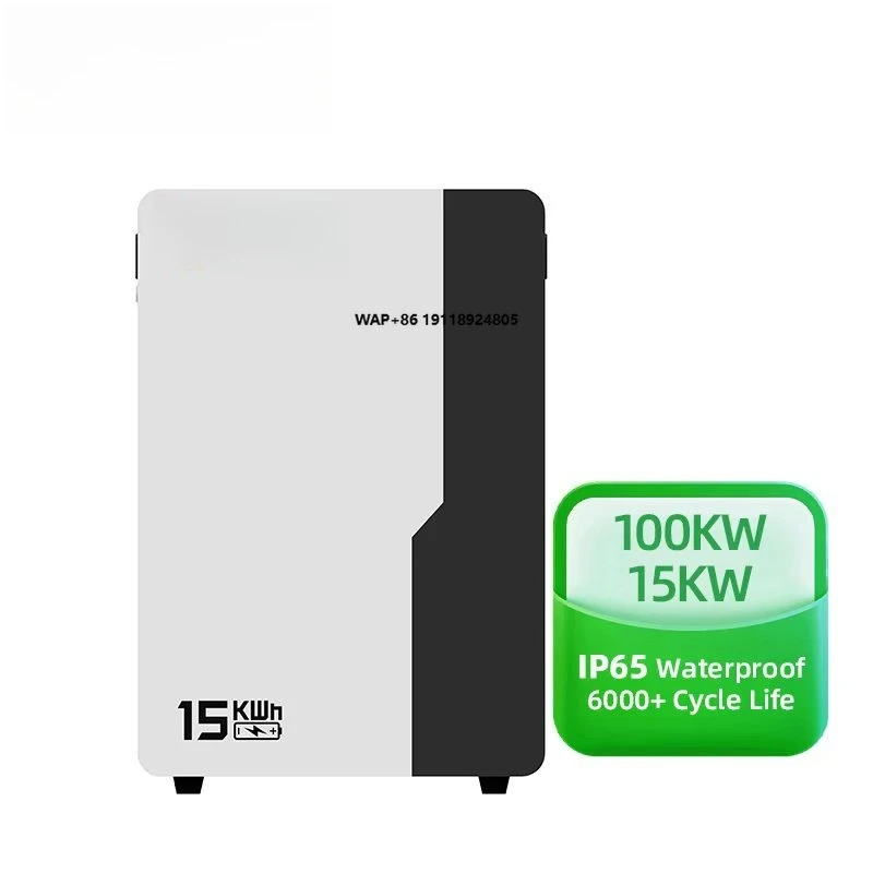 Solar Home System 15KWH 16KWH Battery Back up With Wheel Easily Move IP 65 Outside Use