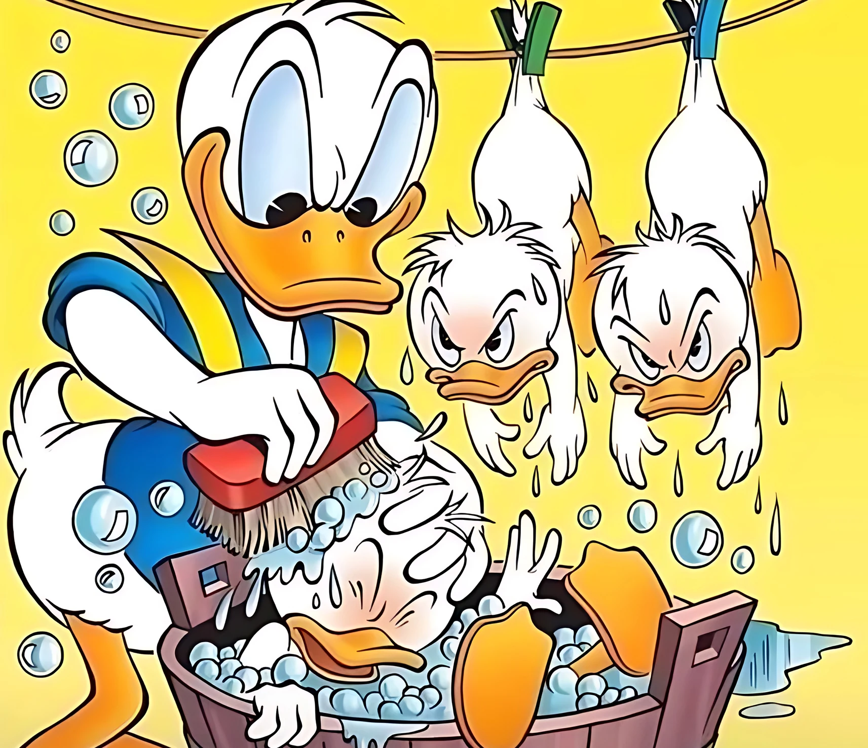 Cute funny Donald Duck Gaming Mouse Pad XS Small Mousepad For PC Gamer Desktop Decoration Office Mouse Mat Deskmat Rug