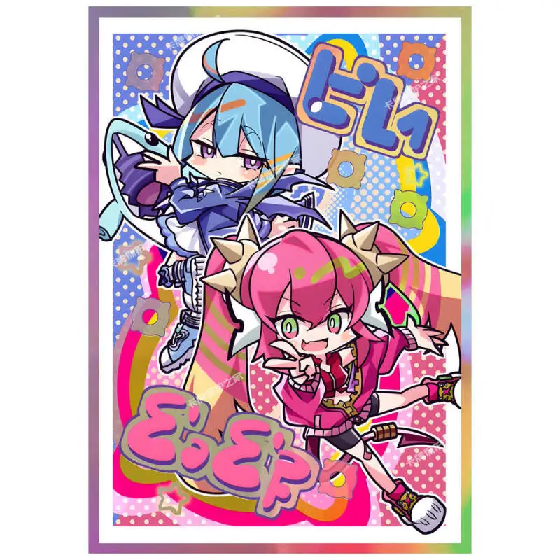 

60 шт./компл. Ю-Ги-О! Evil Twin флэш-карта VG аниме игра коллекционная карта защитный чехол подарочная игрушка 63*90 мм