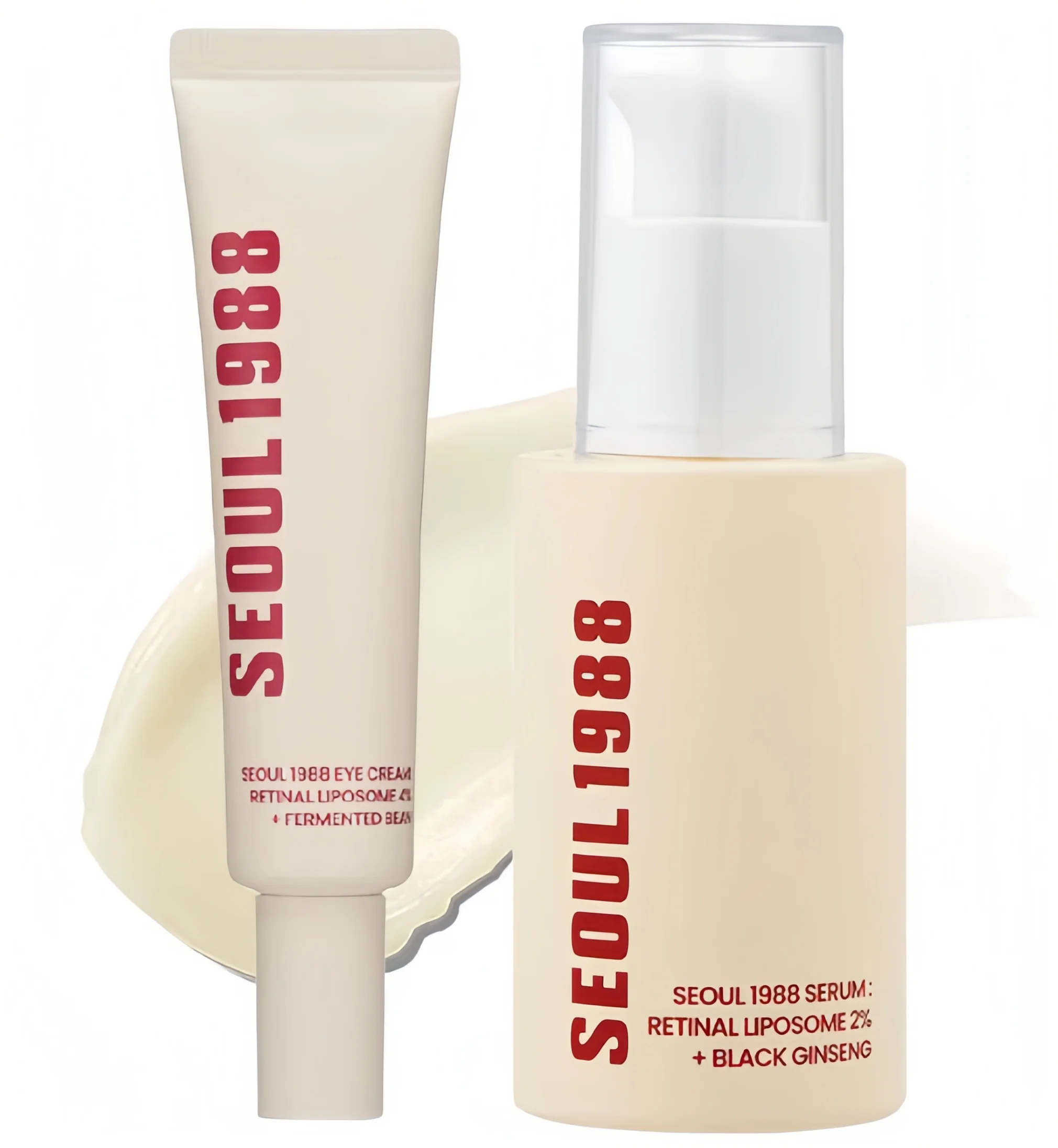 Seoul 1988 Retinol Ginseng Essence Brightening Moisturizing Anti-aging Fade Dark Circles Anti-wrinkle Firming Eye Cream 30ml