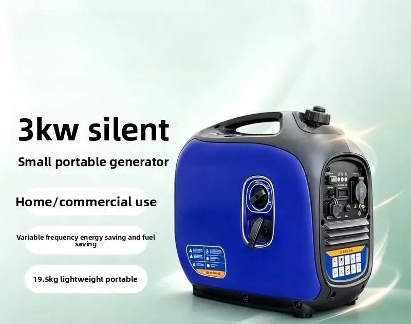 For 220V Silent Inverter Generator High Power Micro Portable Unit for Household Outdoor Camping Small Size