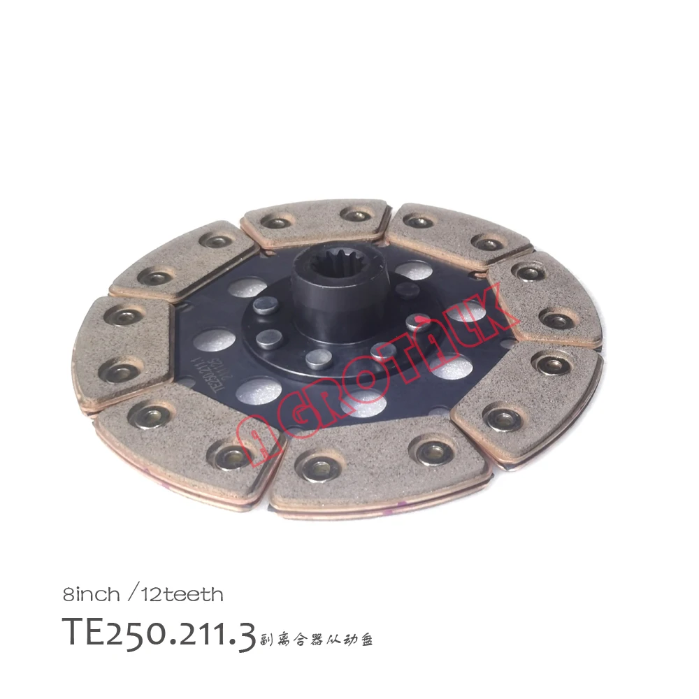 Disco de embraiagem para trator Foton Lovol, FT201021.015, TE250.211.2, TE250.211.3, TE300.211C.1