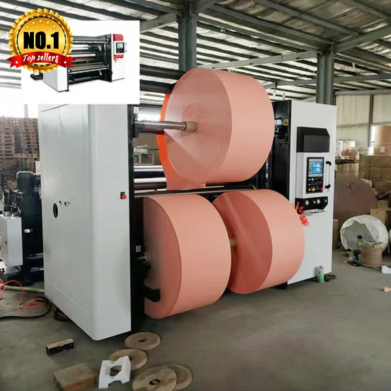 Customized Paper Roll Slitter Rewinder High Efficiency Duplex Design For Packaging Material Converting Work
